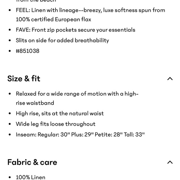 Athleta Women's Pink Wide Leg Pants - Picture 5 of 5